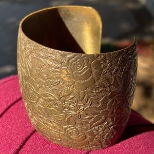 Vintage brass cuff